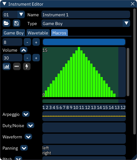 volume macro